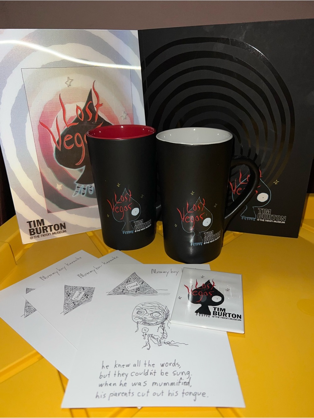 Tim Burton 'Lost Vegas' Neon Museum Collectibles